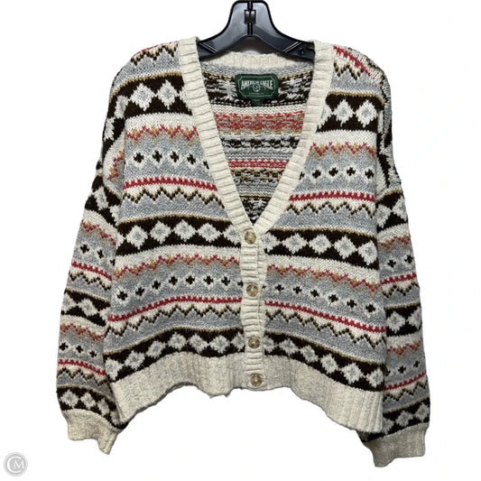 Sweater Cardigan By American Eagle In Multi-colored, Size: M