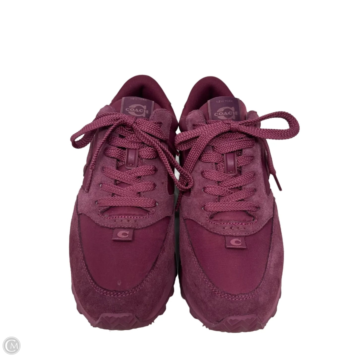 Runner Sneakers Designer By Coach In Red, Size: 7.5