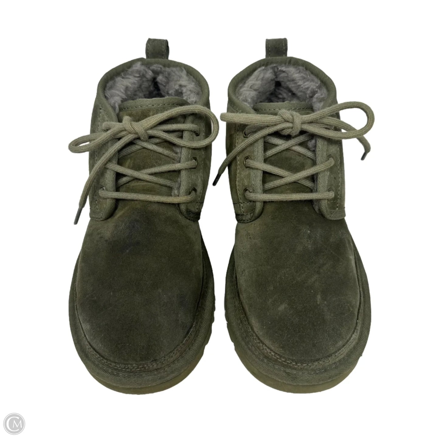 Neumel Boots Designer By Ugg In Green, Size: 8