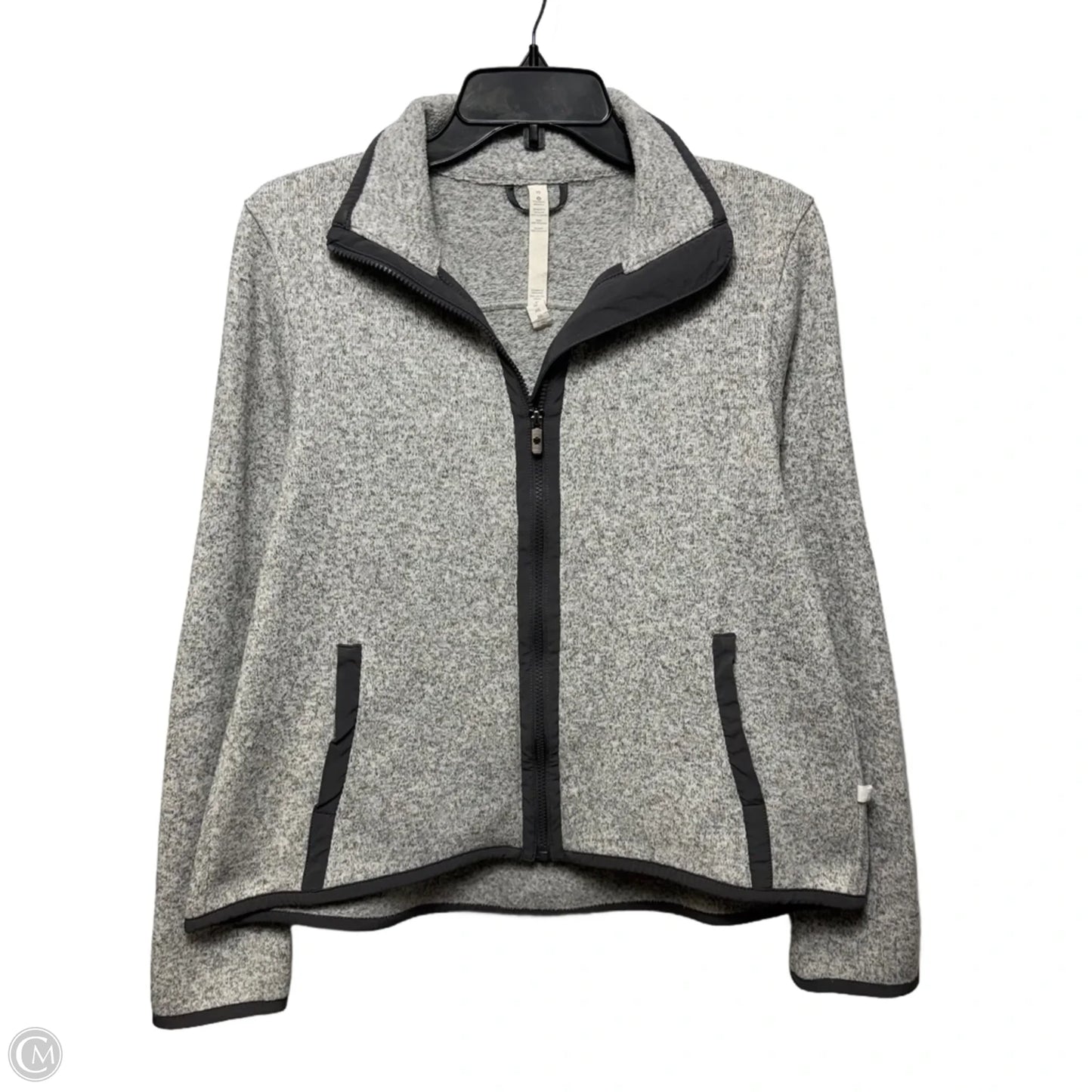 Its Fleecing Cold Zip Up Jacket By Lululemon In Grey, Size: 10