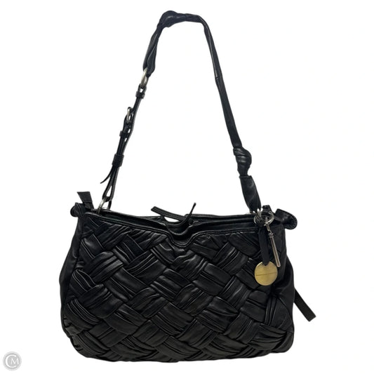 Woven Leather Handbag By Martina Caponi, Size: Medium