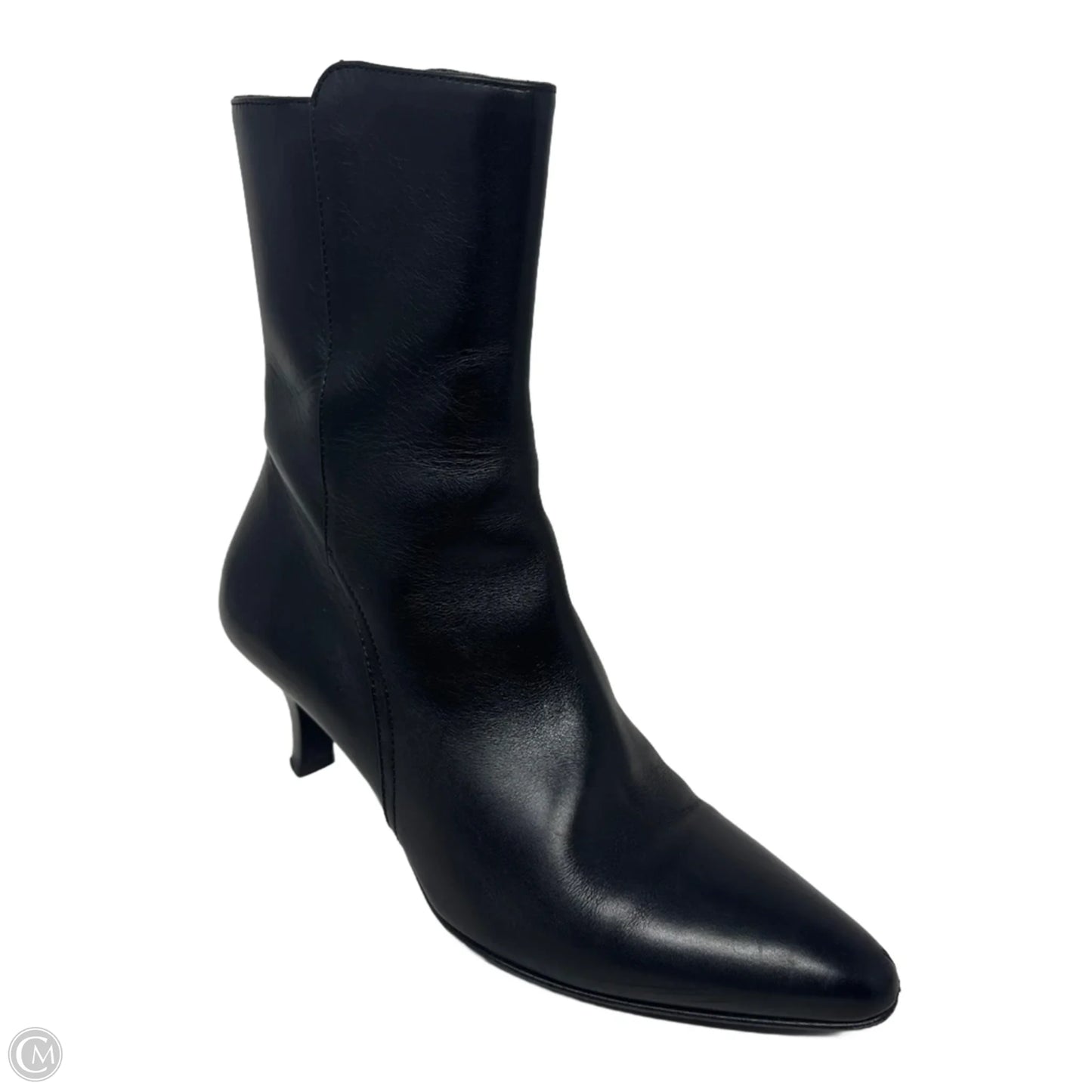 Boots Ankle Heels By Bally In Black, Size: 8.5