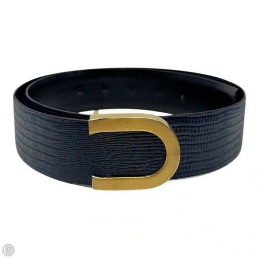 Vintage Lizard Grain Leather Belt By Cipriani, Size: Medium