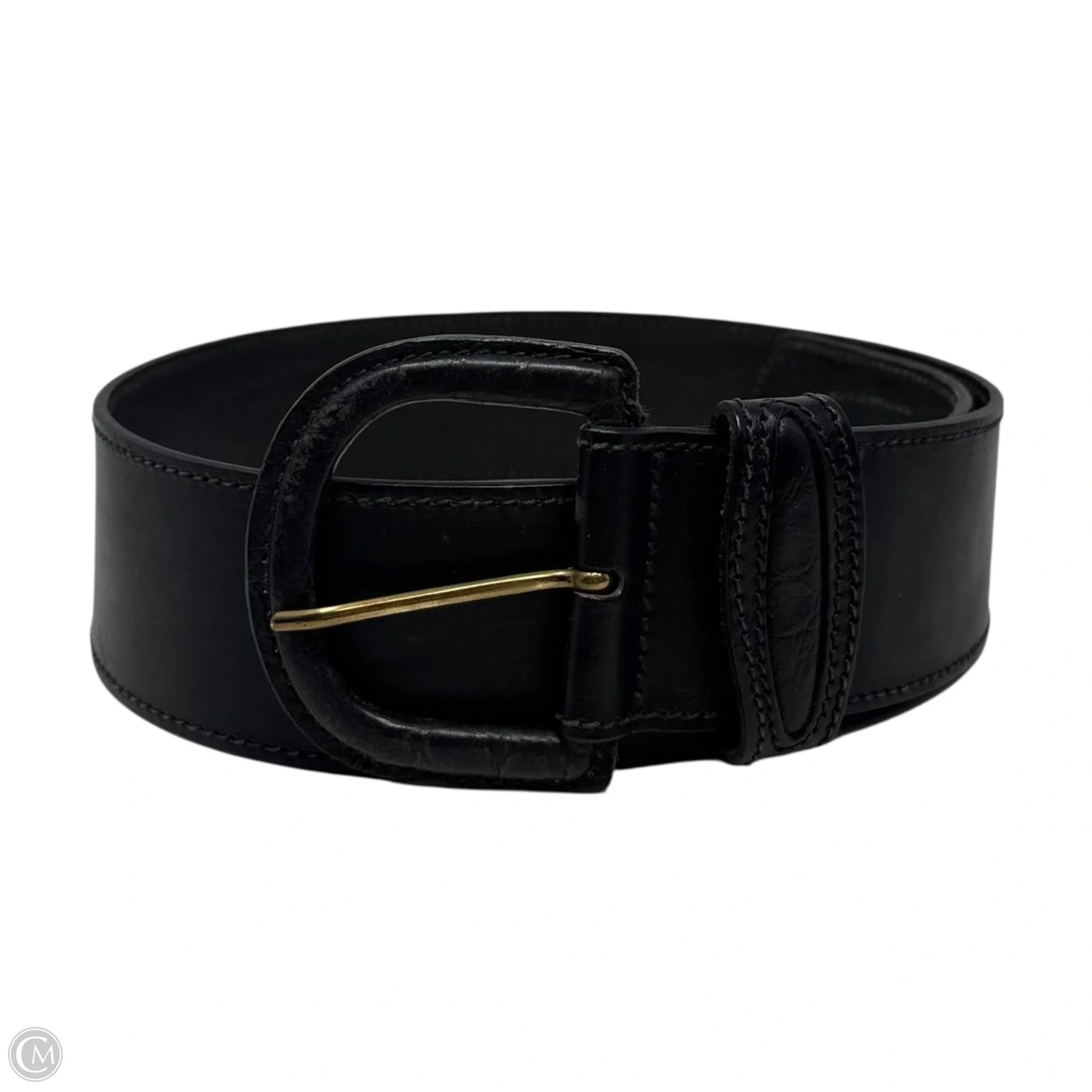 Vintage Thick Belt Leather By Saks Fifth Avenue, Size: Medium