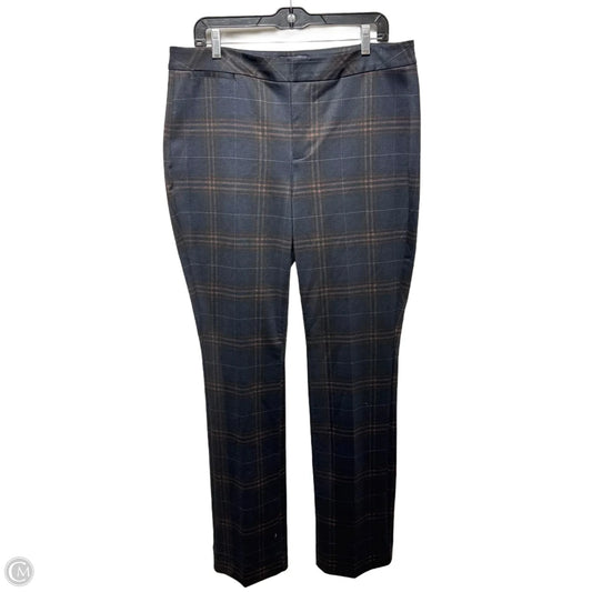 Pants Dress By Not Your Daughters Jeans In Plaid Pattern, Size: 12