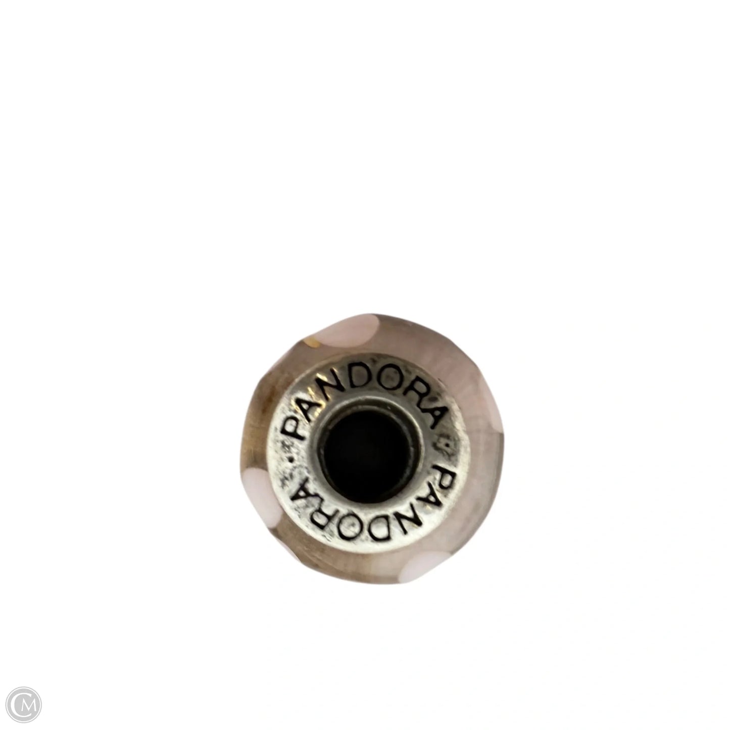 Pink Flowers Murano Glass & Sterling Silver Charm By Pandora