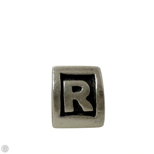 Sterling Silver Initial "R" Bead Charm By Pandora
