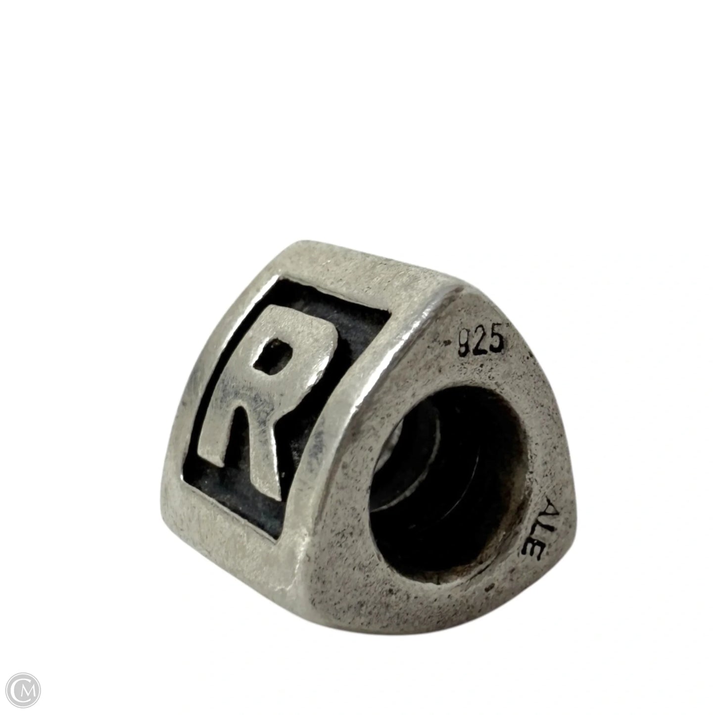 Sterling Silver Initial "R" Bead Charm By Pandora