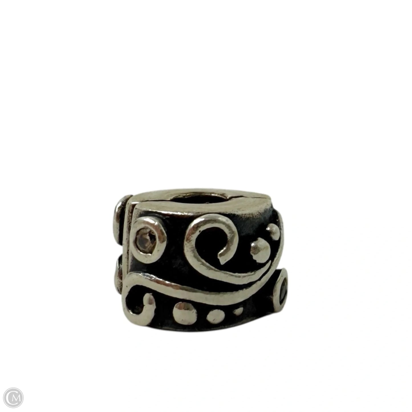 Sterling Silver & CZ Tendril Clip Charm By Pandora