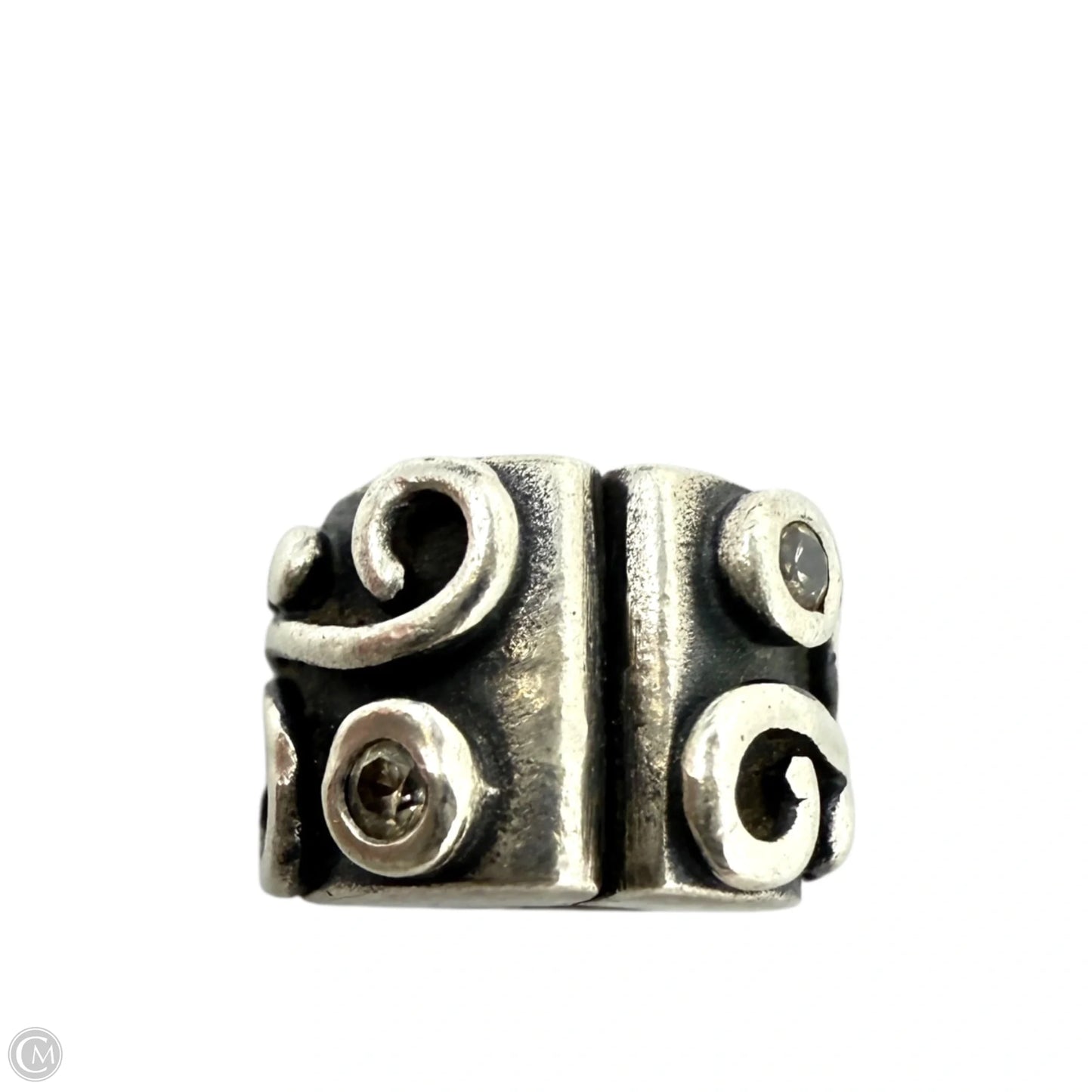 Sterling Silver & CZ Tendril Clip Charm By Pandora