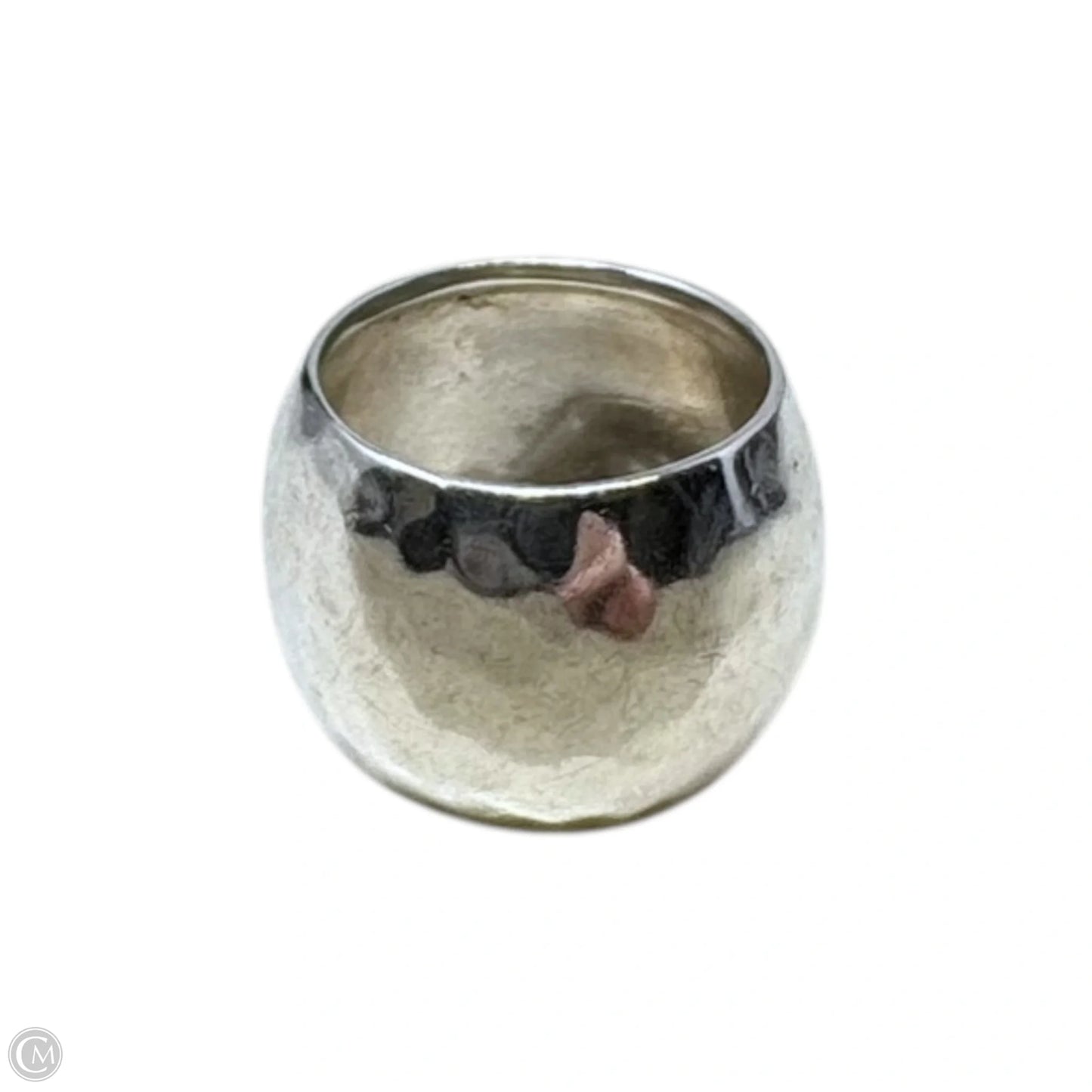 Lightly Hammered Thick Ring Sterling Silver By Silpada, Size: 8