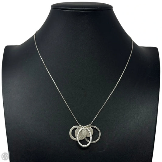 Etched Circles Necklace Sterling Silver By Silpada
