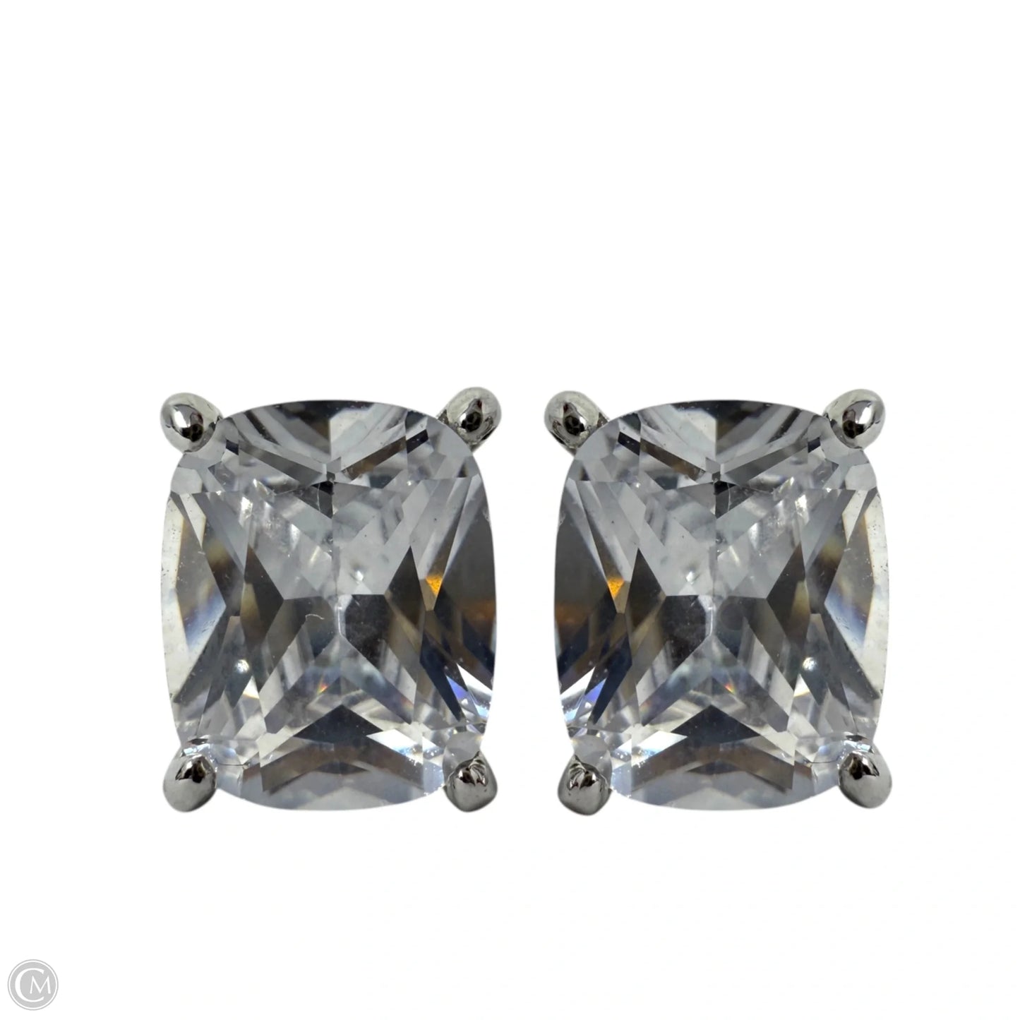 Clear Stone Stud Earrings