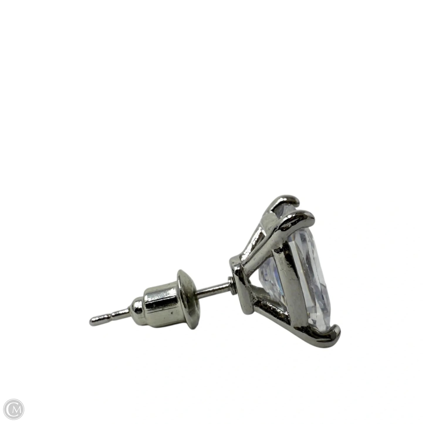 Clear Stone Stud Earrings