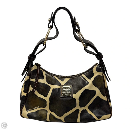 Vintage Safari Giraffe Hobo Designer By Dooney And Bourke, Size: Medium