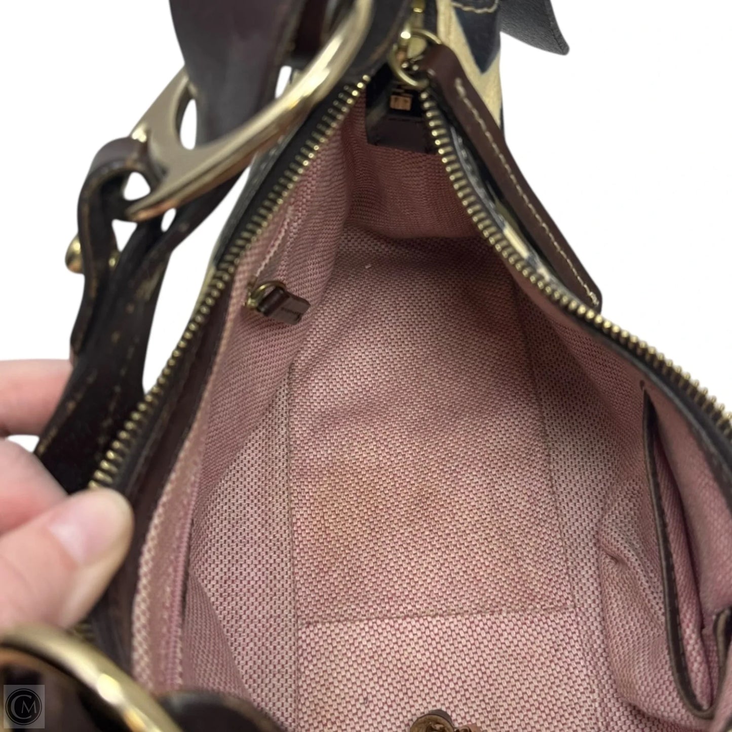 Vintage Safari Giraffe Hobo Designer By Dooney And Bourke, Size: Medium