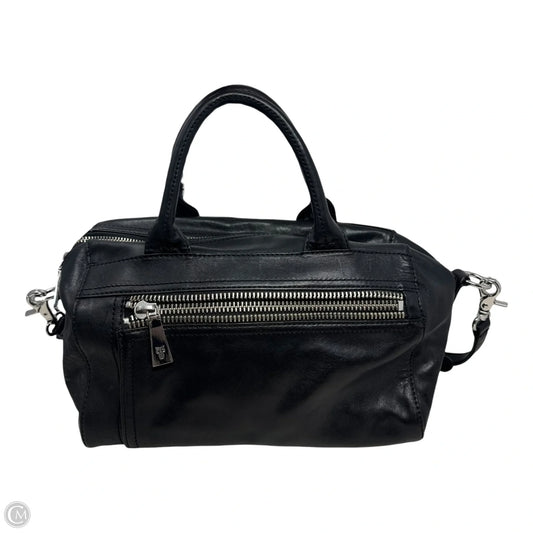 Lena Zipper Leather Satchel Designer By Frye, Size: Medium
