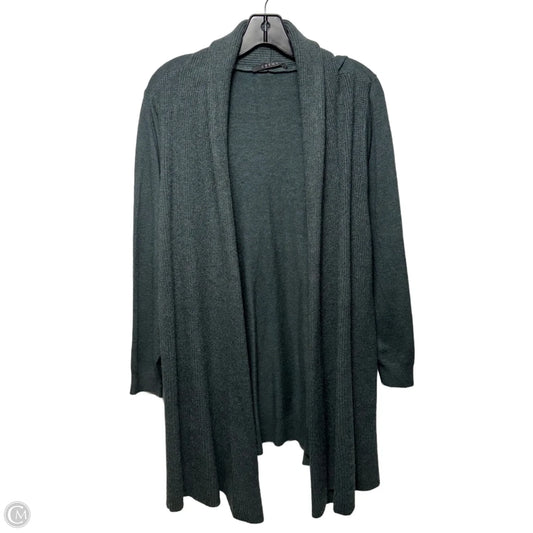 Sweater Cardigan By Cyrus In Green, Size: 1x