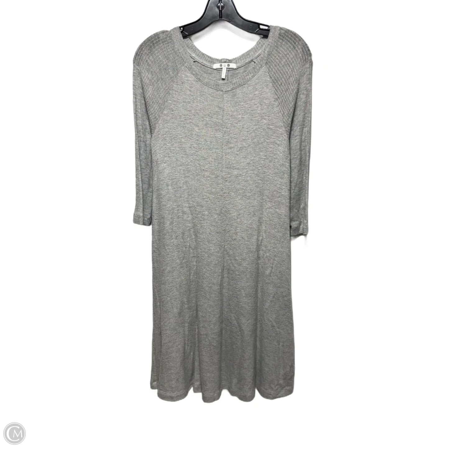 Dress Sweater By Three Dots In Grey, Size: S