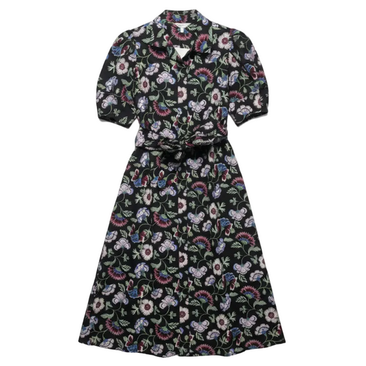 Elbow Sleeve Maxi Dress By Crown And Ivy In Floral Print, Size: Mp
