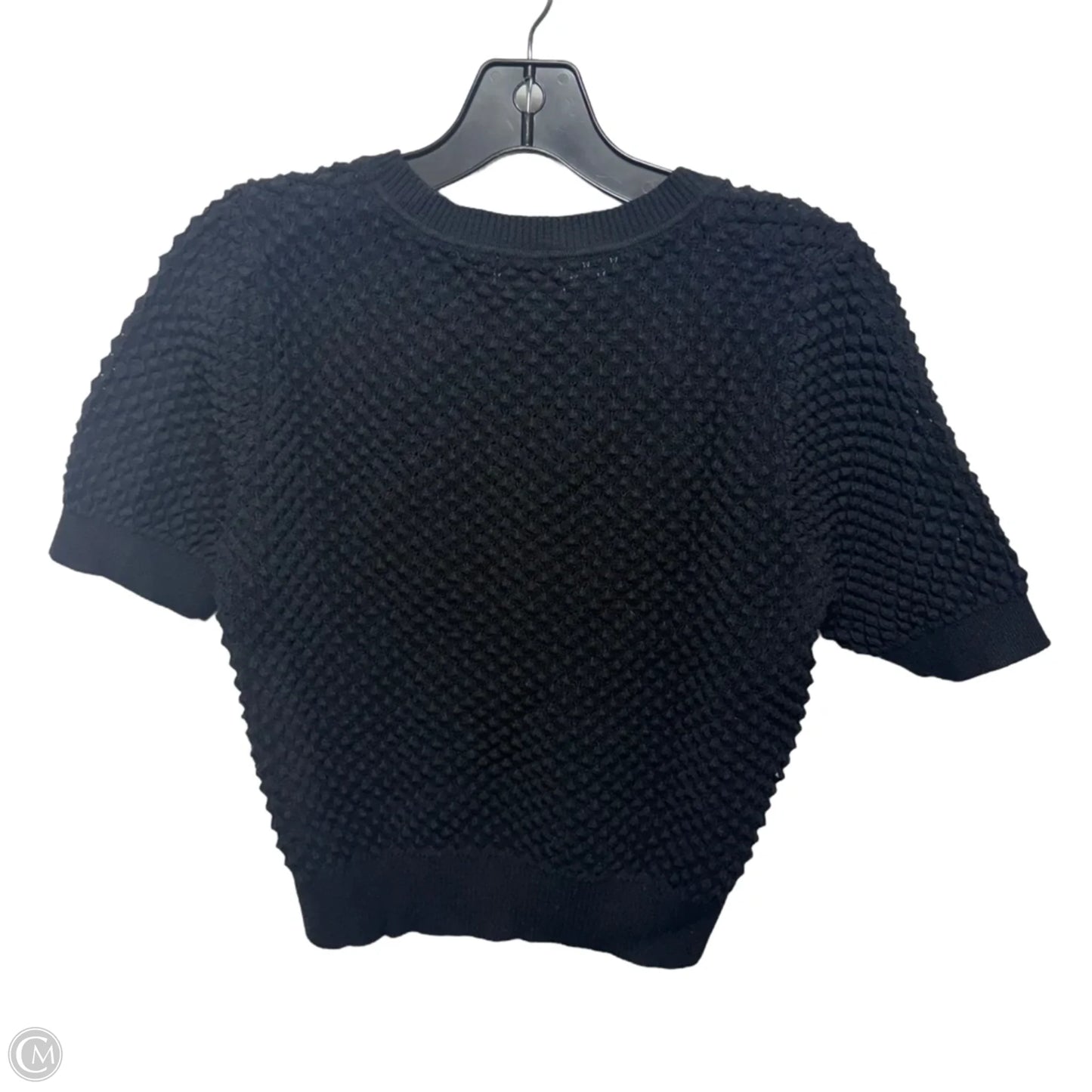 Sweater Short Sleeve By Lucy Paris In Black, Size: M