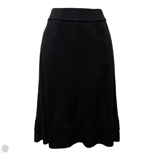 Knit Chevron Skirt Luxury Designer By Missoni In Black, Size: 6