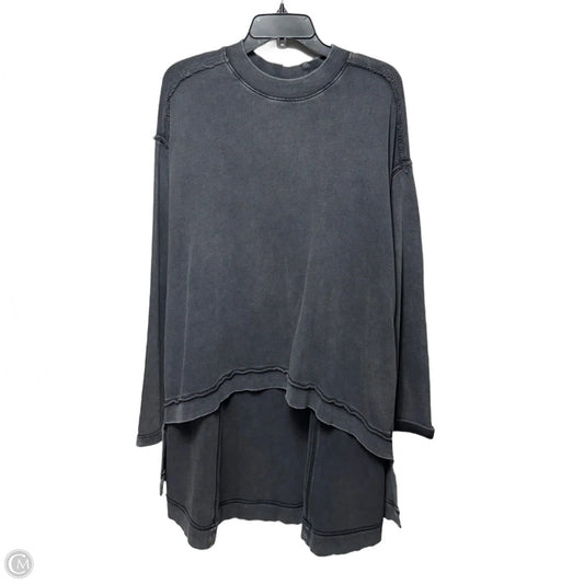 Tunic Long Sleeve By Free People In Grey, Size: Xs