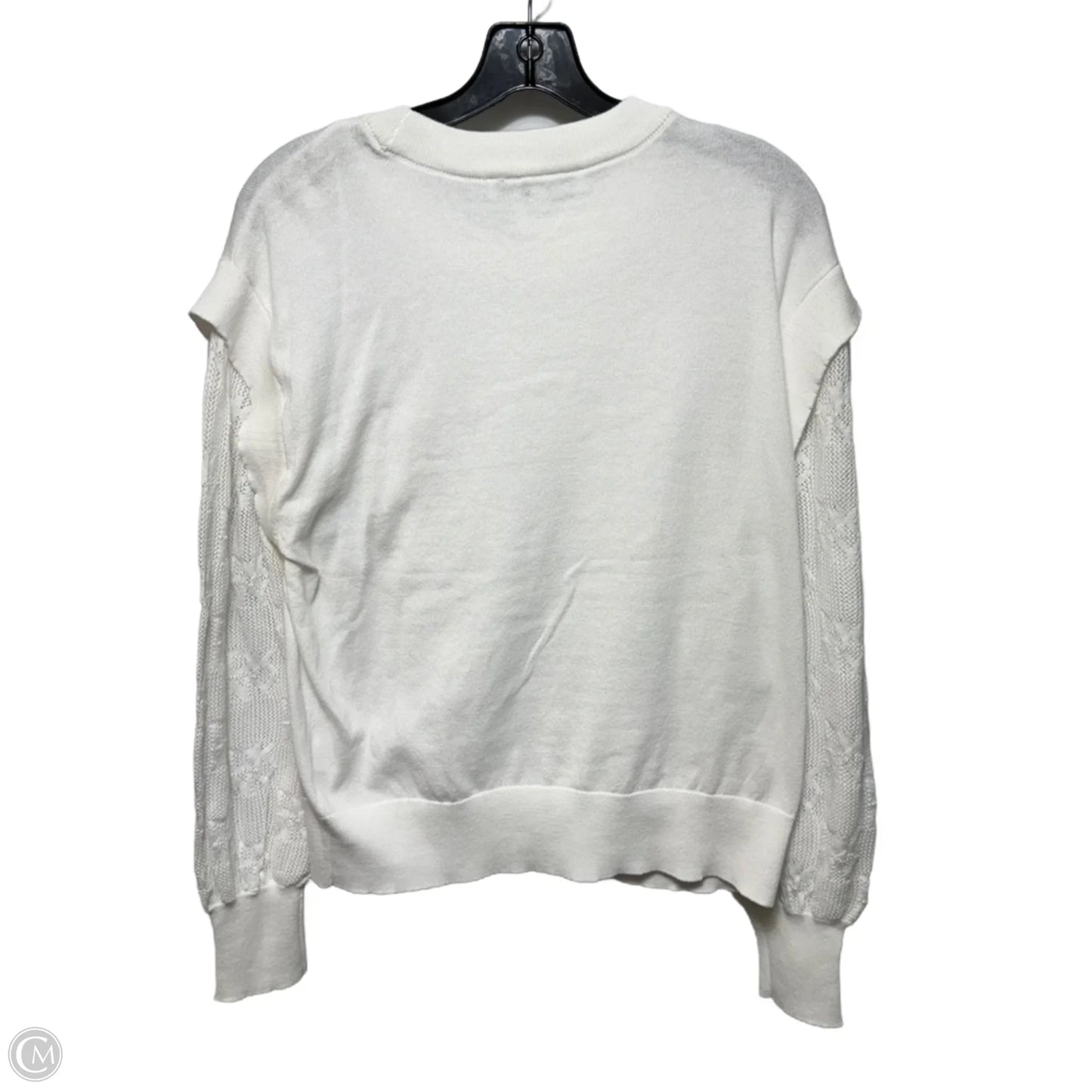 Sweater By Dkny In White, Size: L