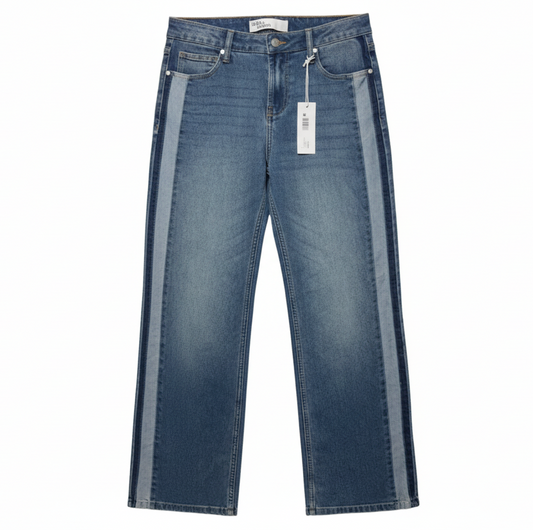 Jeans Wide Leg By 183rd & Laurel In Blue Denim, Size: 4/27