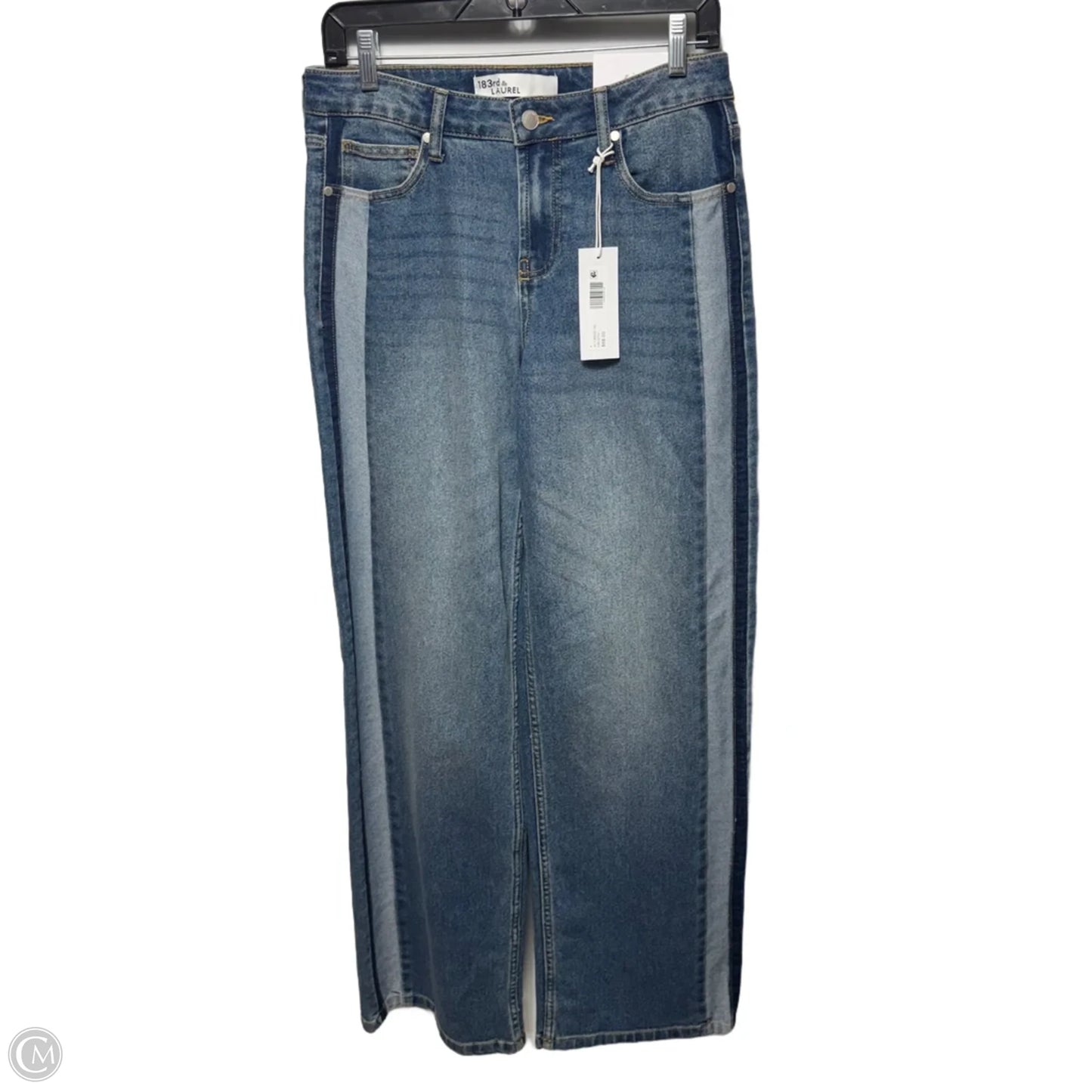 Jeans Wide Leg By 183rd & Laurel In Blue Denim, Size: 4/27