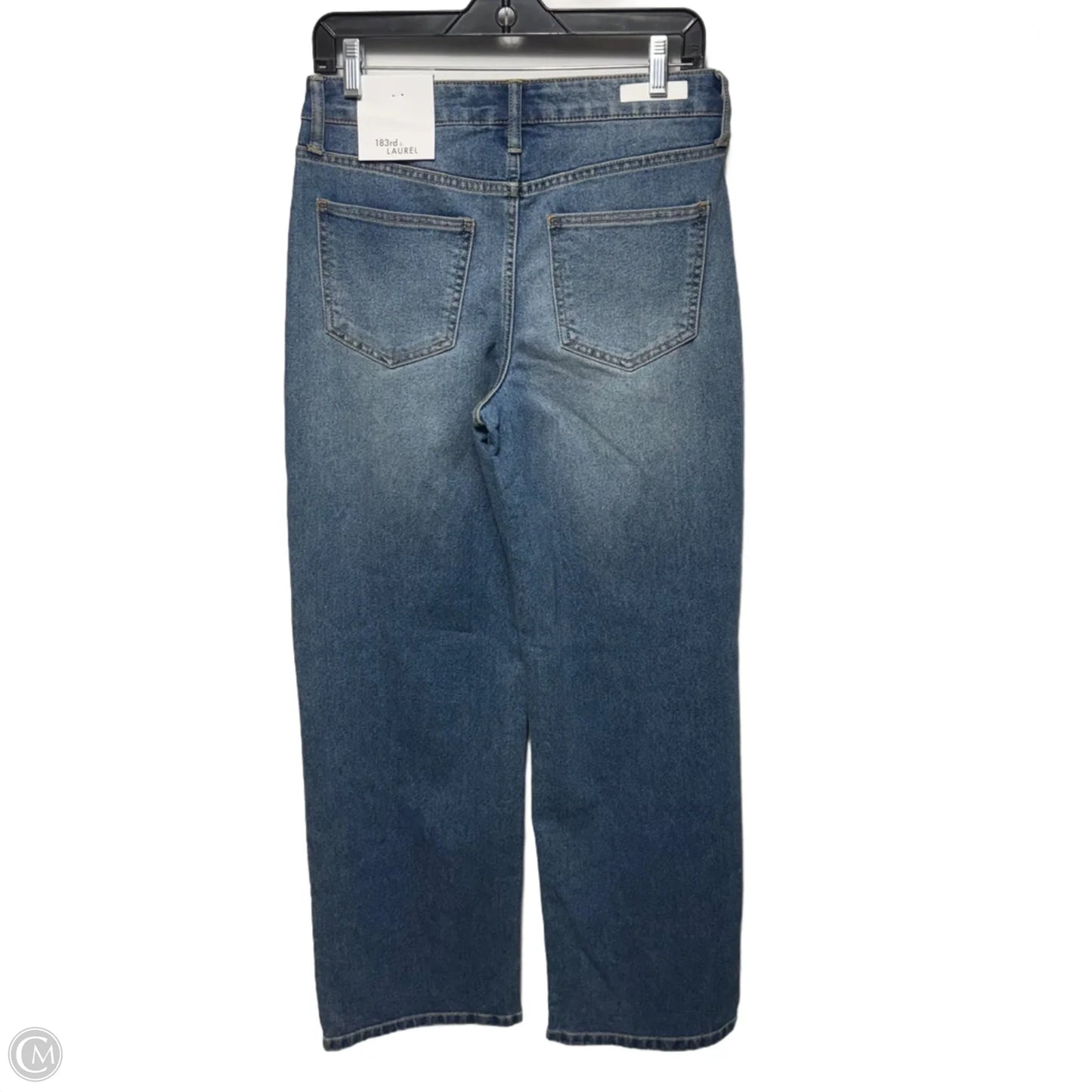 Jeans Wide Leg By 183rd & Laurel In Blue Denim, Size: 4/27