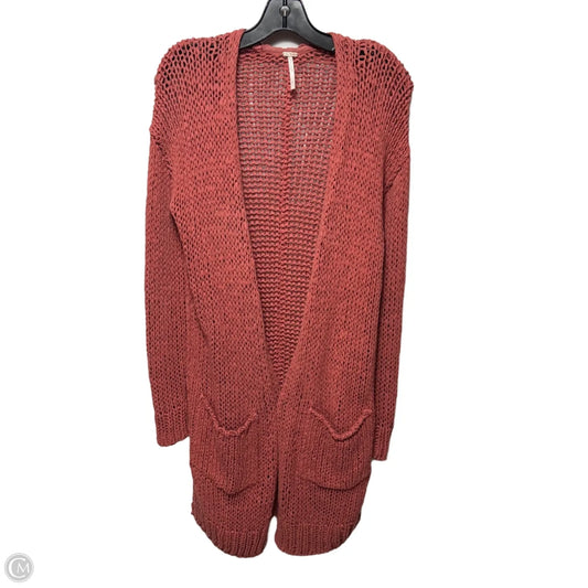 Sweater Cardigan By Free People In Pink, Size: S