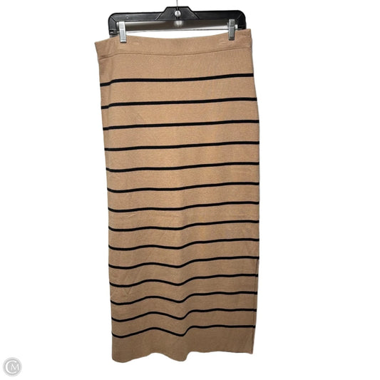 Knit Skirt Maxi By Joie In Striped Pattern, Size: Xl