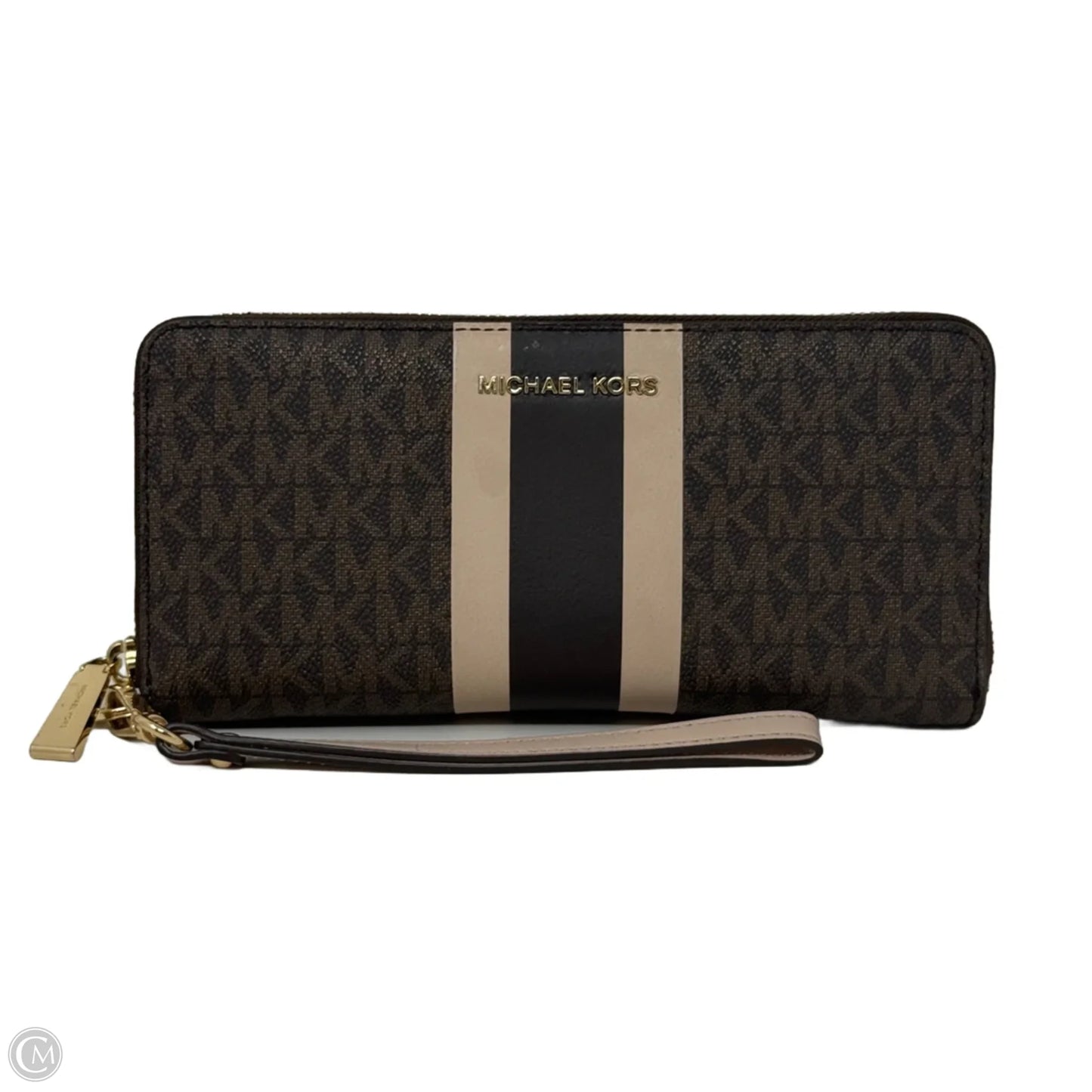 Jet Set Travel Continental Wallet Wristlet Designer By Michael Kors, Size: Large