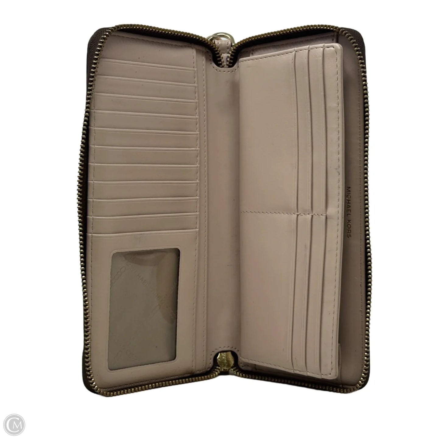 Jet Set Travel Continental Wallet Wristlet Designer By Michael Kors, Size: Large