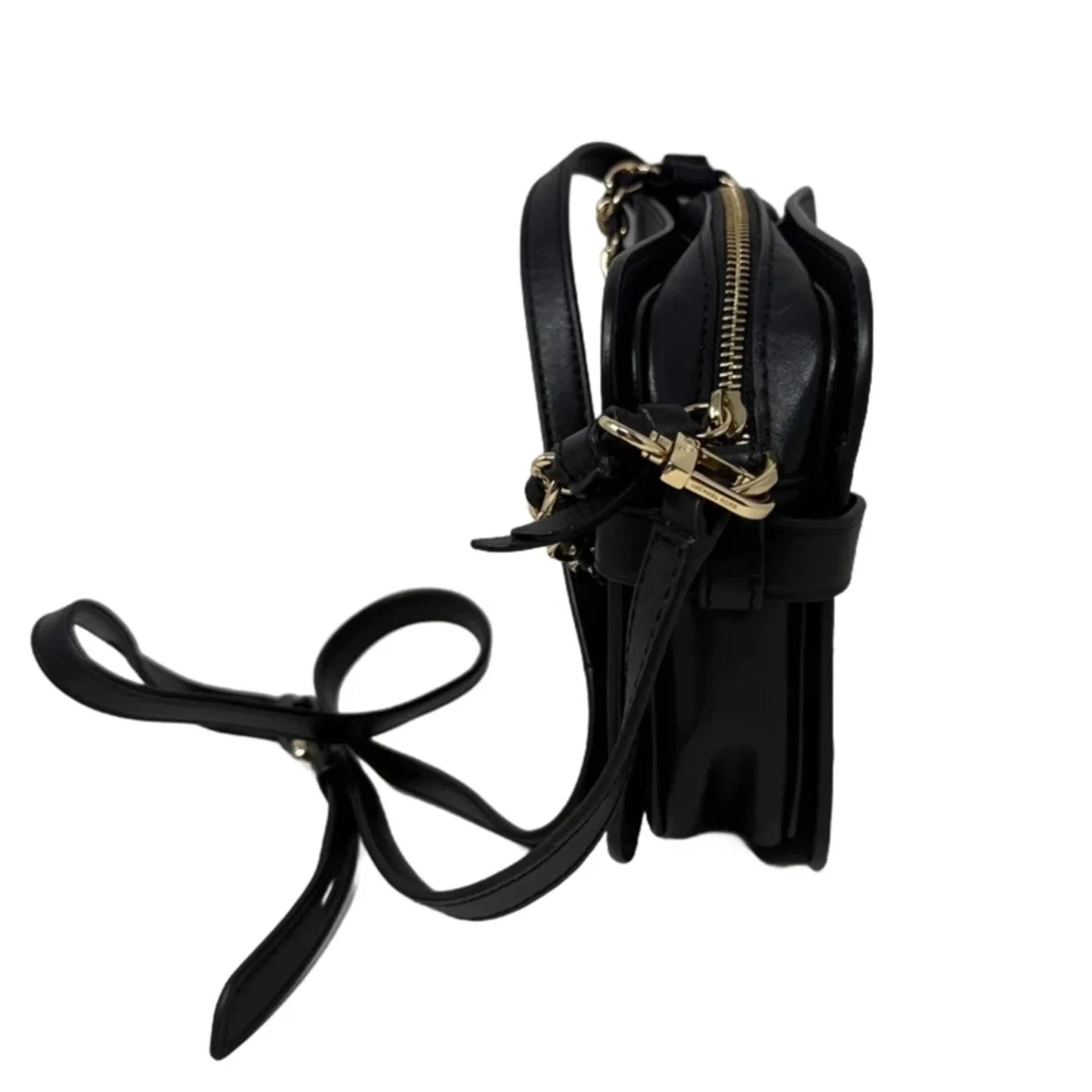 Carmen Saffiano Leather Crossbody Bag Designer By Michael Kors, Size: Medium