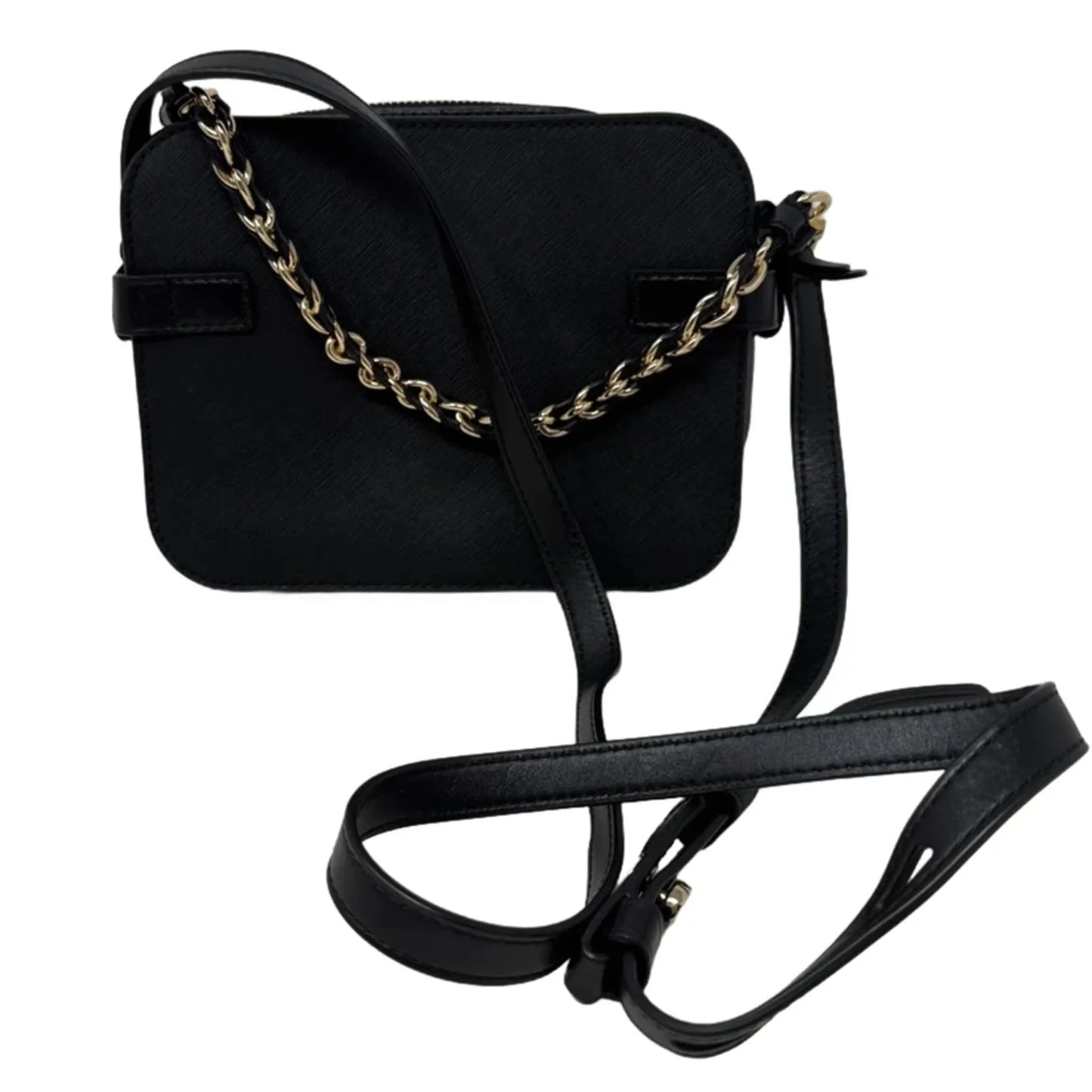 Carmen Saffiano Leather Crossbody Bag Designer By Michael Kors, Size: Medium