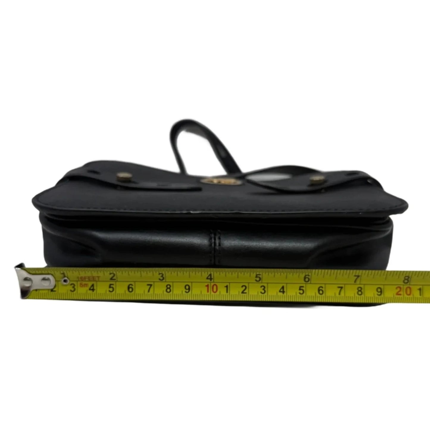 Carmen Saffiano Leather Crossbody Bag Designer By Michael Kors, Size: Medium