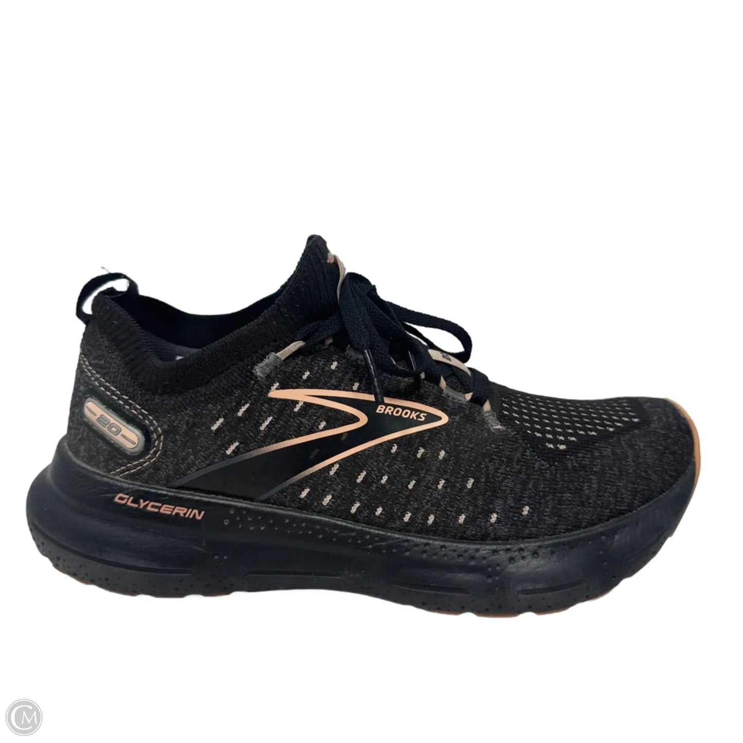 Shoes Athletic By Brooks In Grey & Tan, Size: 7.5