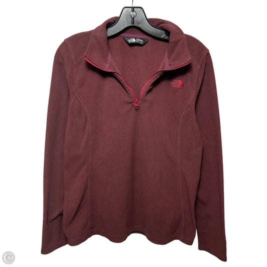 Athletic Fleece By The North Face In Maroon, Size: M