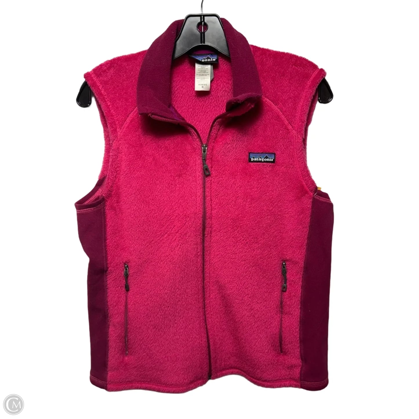 Vest Faux Fur & Sherpa By Patagonia In Pink & Purple, Size: M