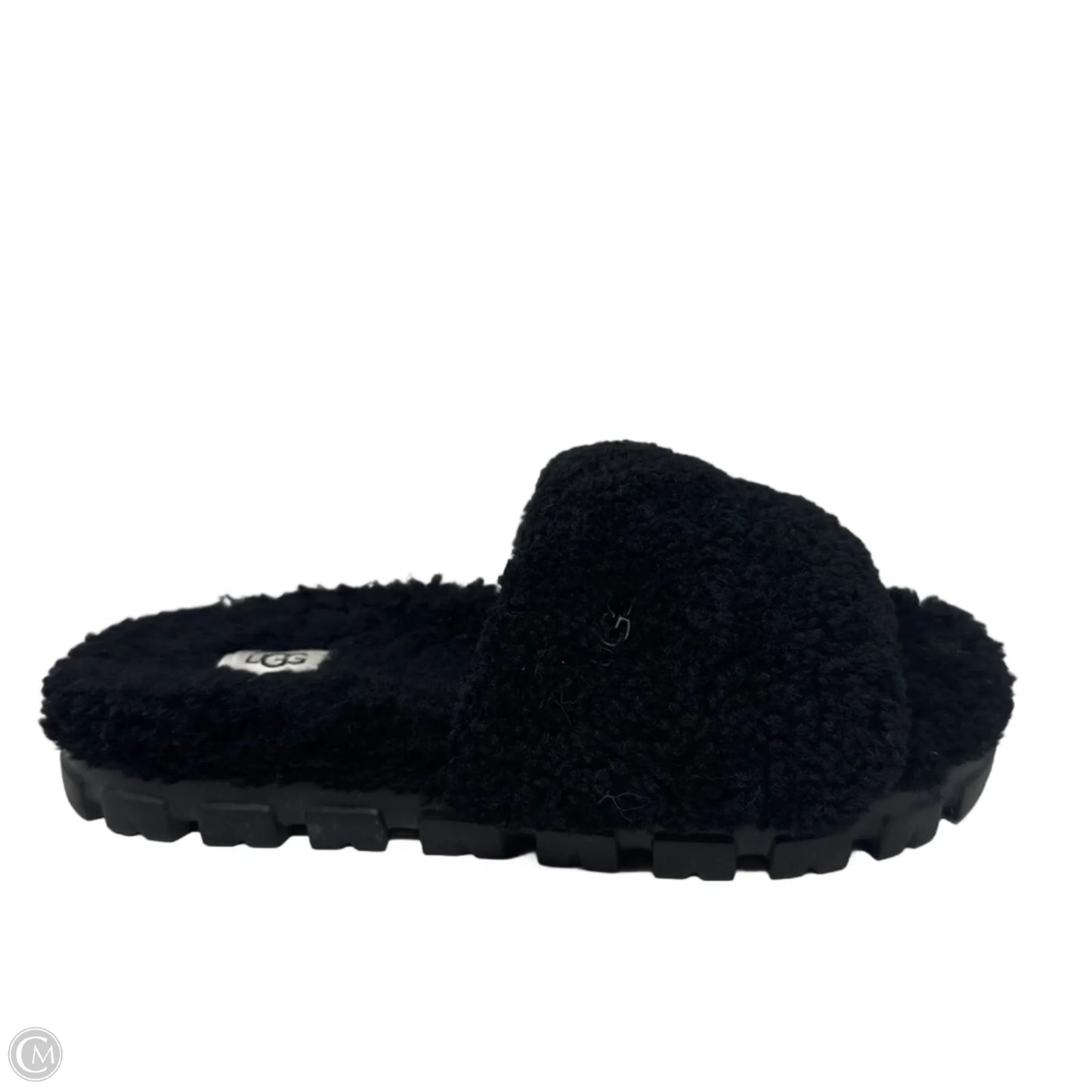 Cozetta Curly Indoor Outdoor Slippers Designer By Ugg In Black, Size: 9