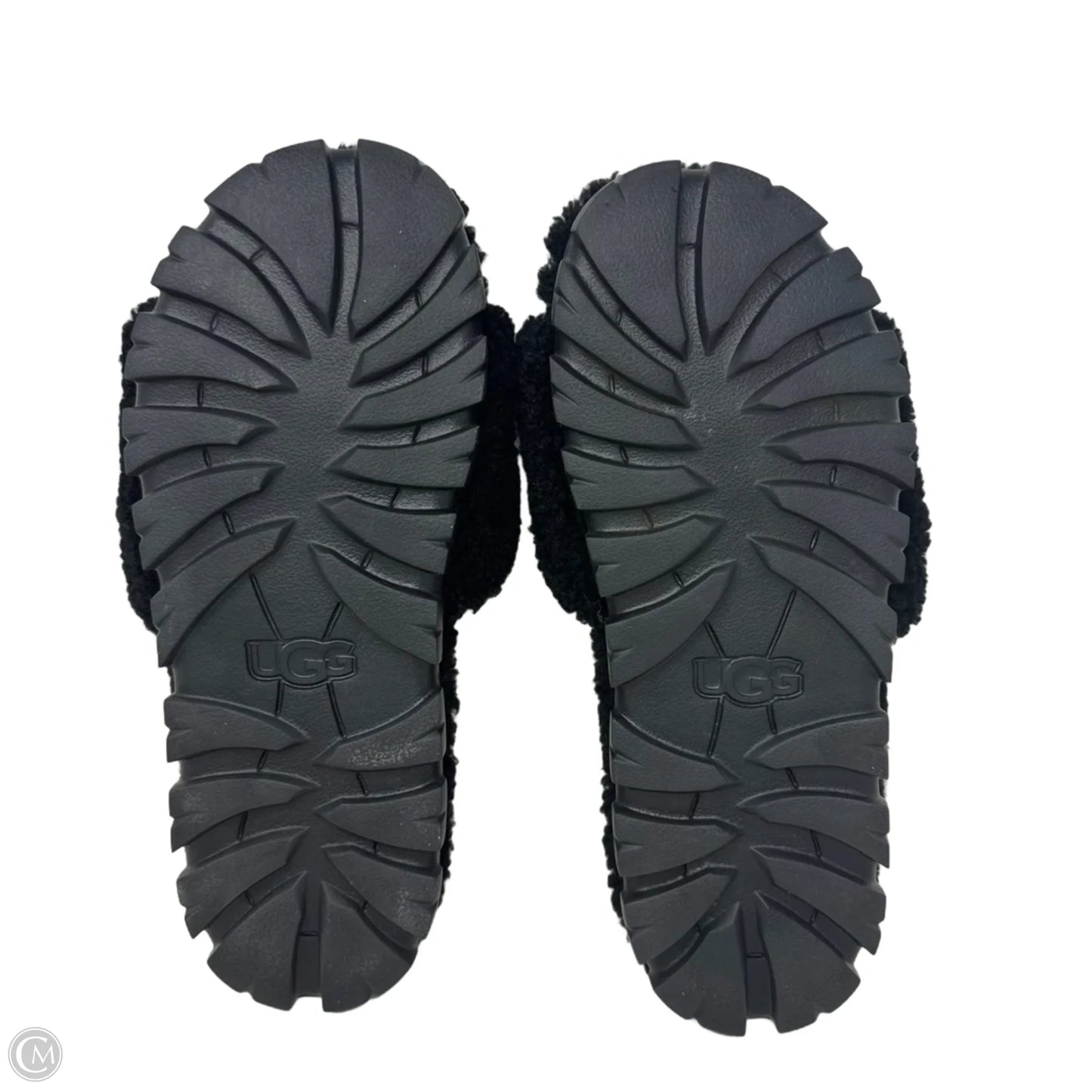 Cozetta Curly Indoor Outdoor Slippers Designer By Ugg In Black, Size: 9