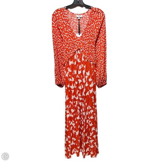 Gingko Dress Casual Maxi By Diane Von Furstenberg for Target In Orange, Size: Xs