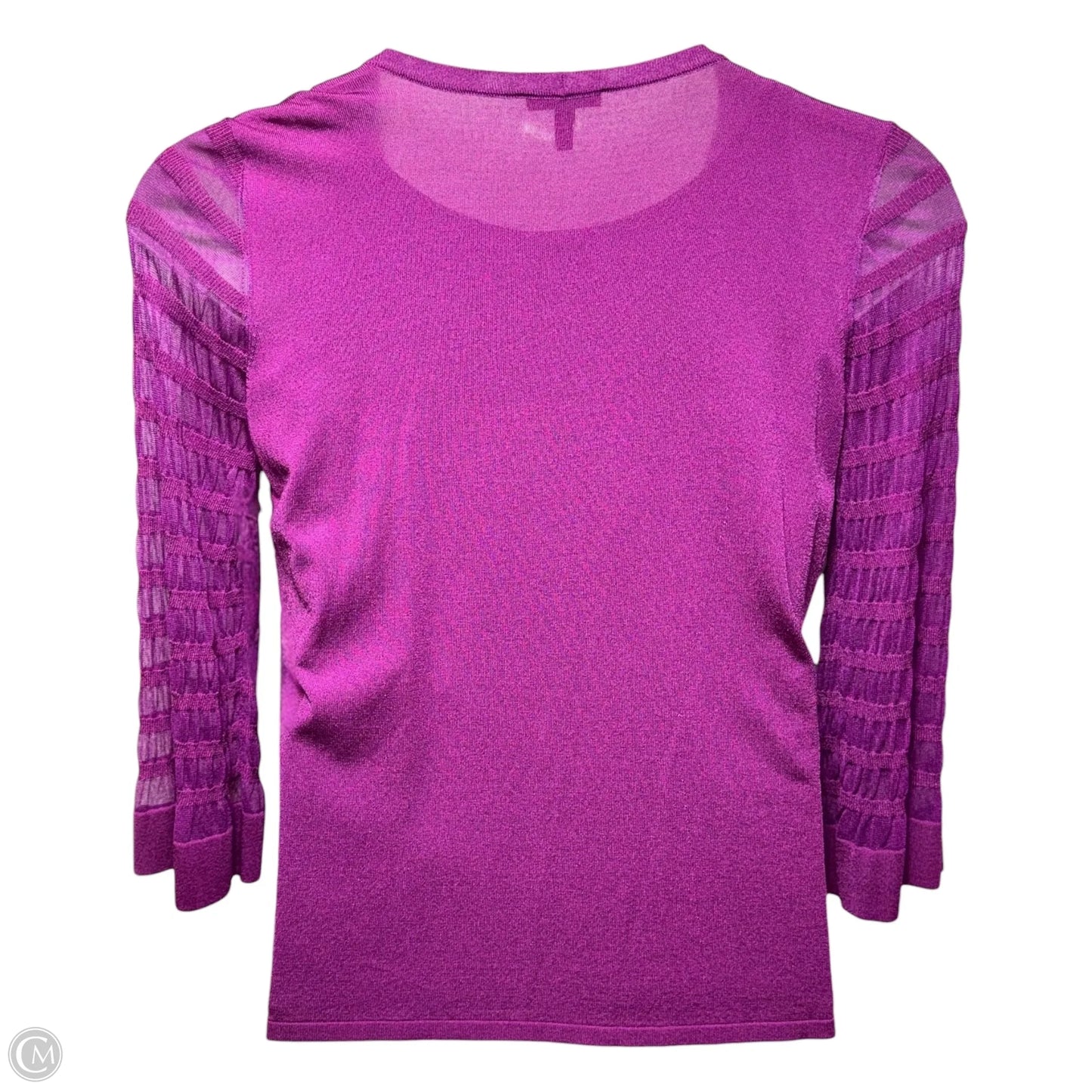 Knit Sweater & Tank Set Designer By Escada In Purple, Size: M (40 EU)