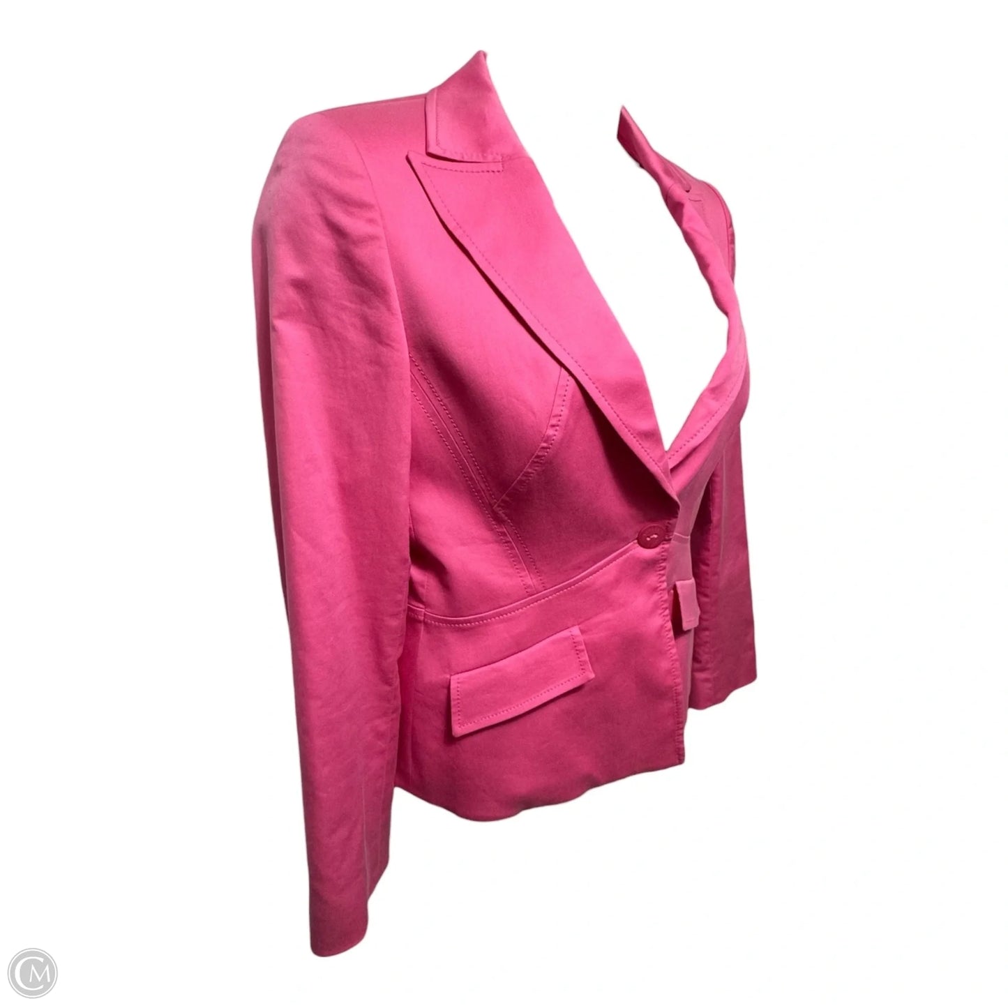 Blazer Designer By Escada In Pink, Size: M