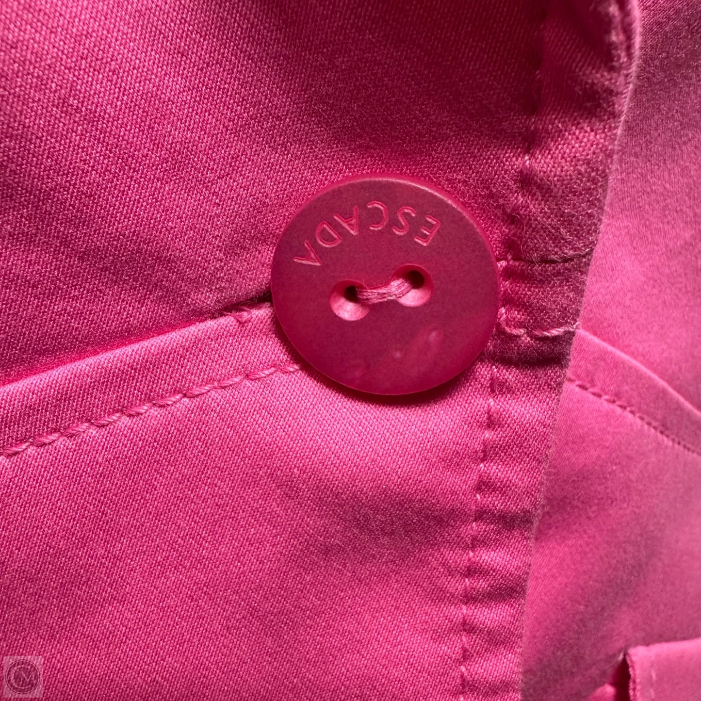 Blazer Designer By Escada In Pink, Size: M