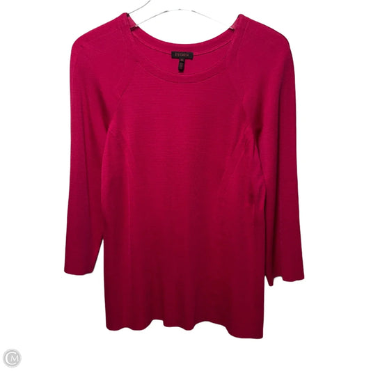 Sweater Designer By Escada In Pink, Size: 8