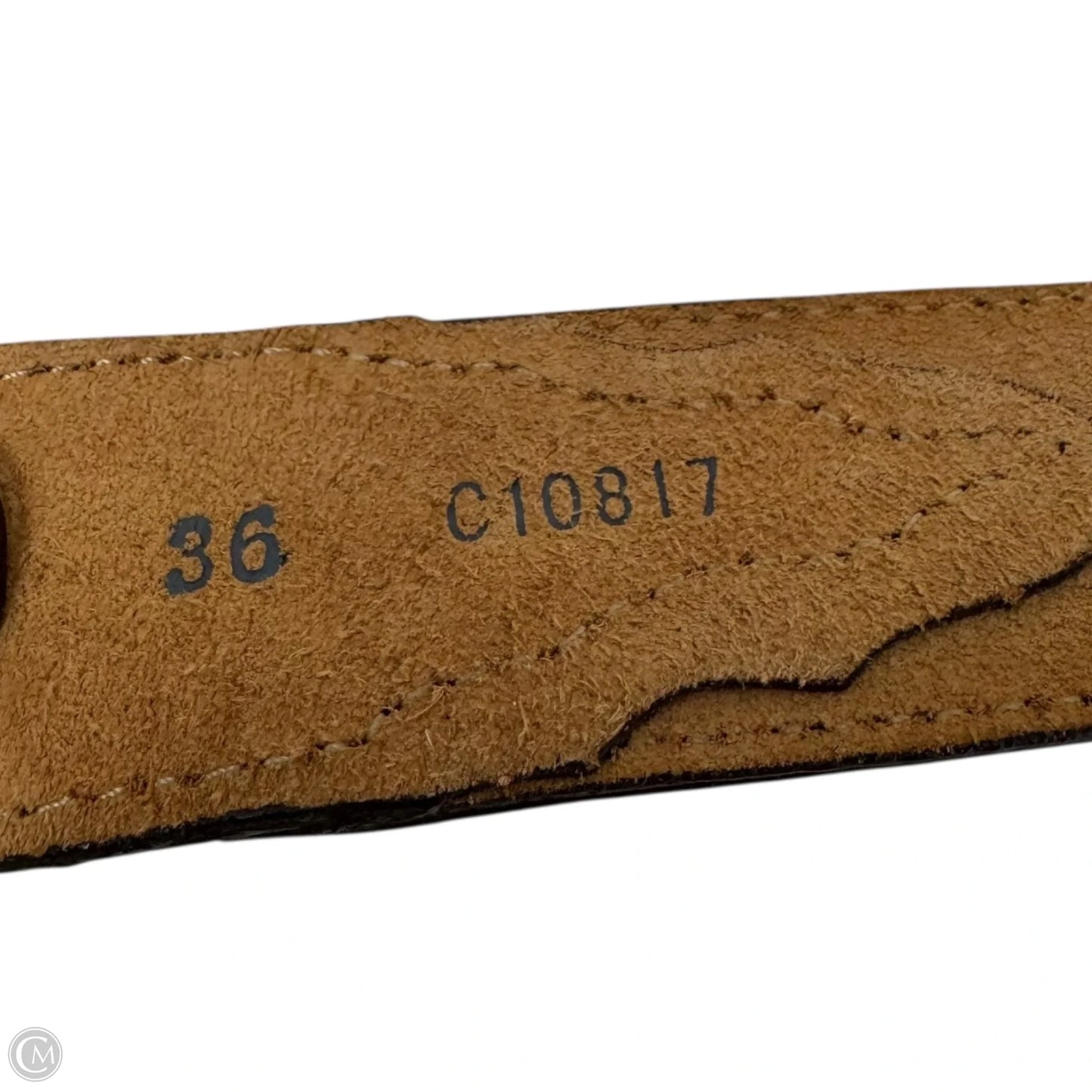 “Barb Wire” Belt Leather By Justin