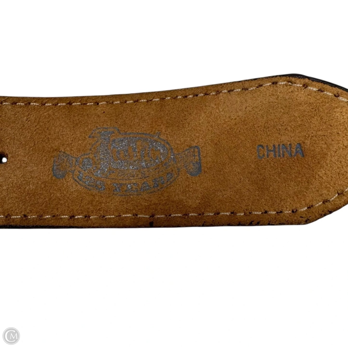 “Barb Wire” Belt Leather By Justin